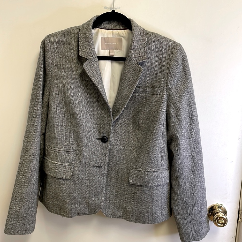 Banana Republic Grey Blazer